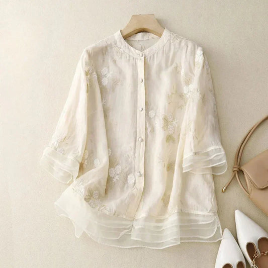 Mariella | Camisa Bordada