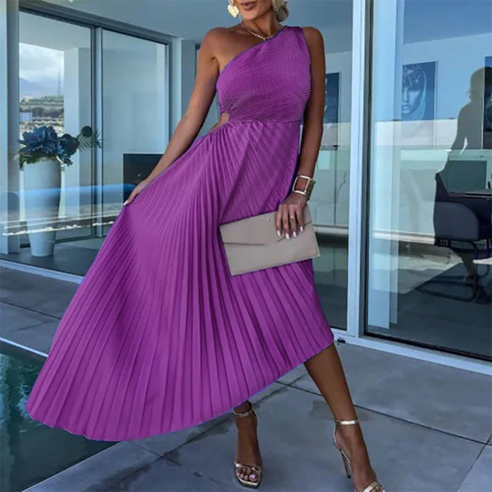 Jocelyn | Vestido Elegante de medio Hombro