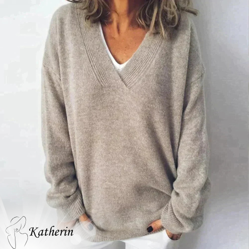 Katherin | Suéter de Cuello en V