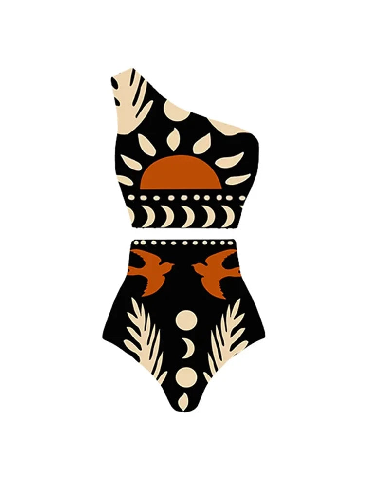 Yasmara | Traje de Baño de Cintura Alta con Pantalón a Juego
