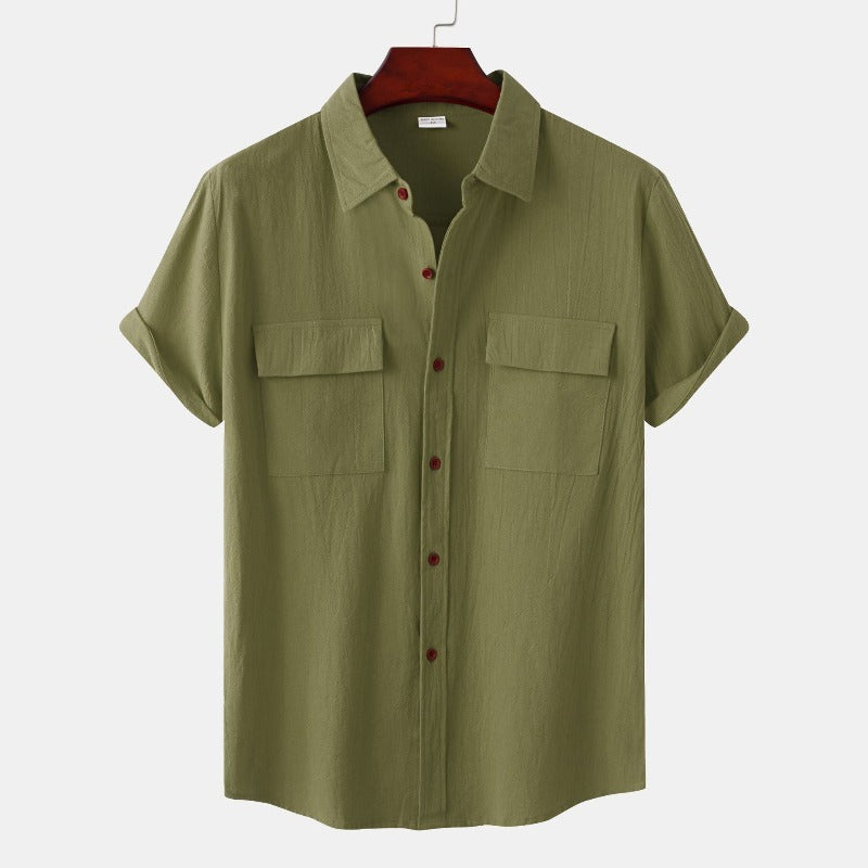 Aurelio | Camisa de Lino Casual para Hombres