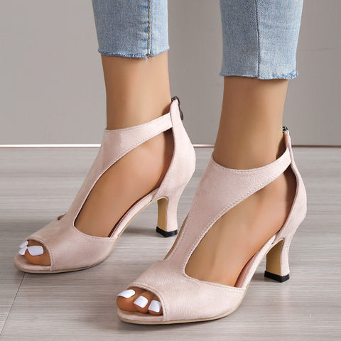 Kailyn | Zapatos de Tacón de Cuero Sintético