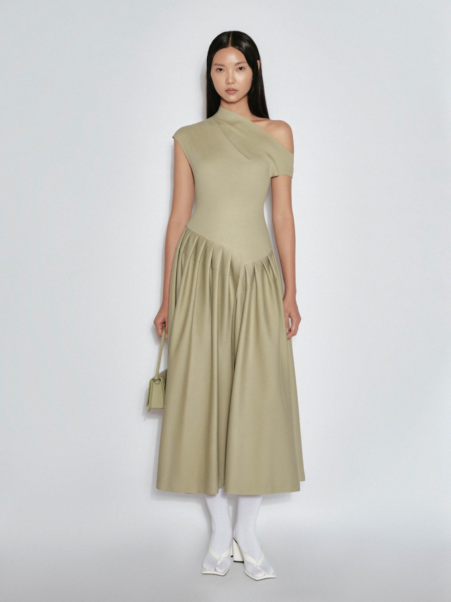 Xabrina | Vestido Midi Asimétrico