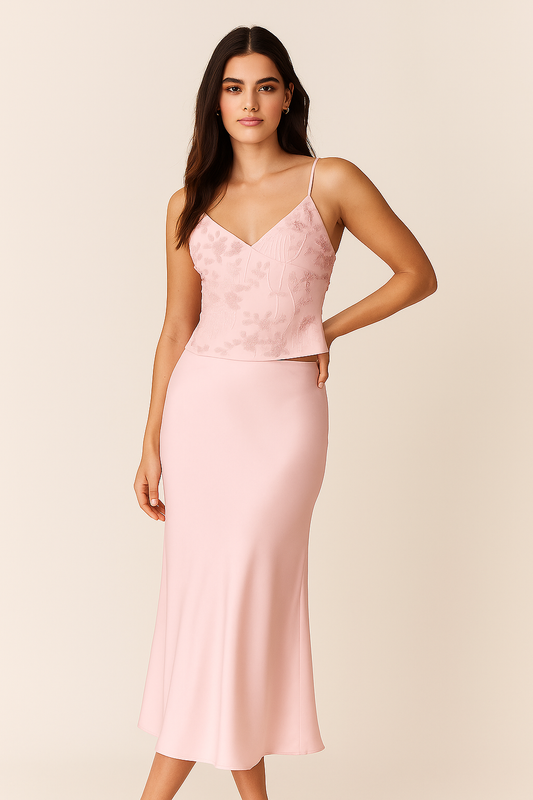 AguadiRosa | Conjunto Completo de Falda y Top