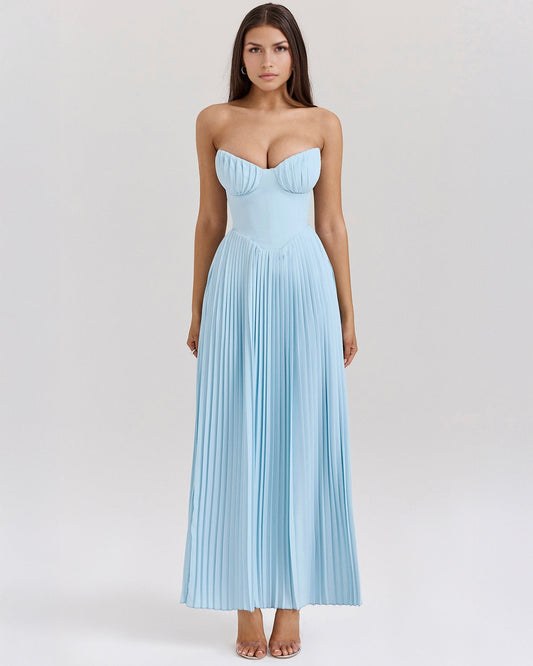 Senda | Vestido Largo Plisado