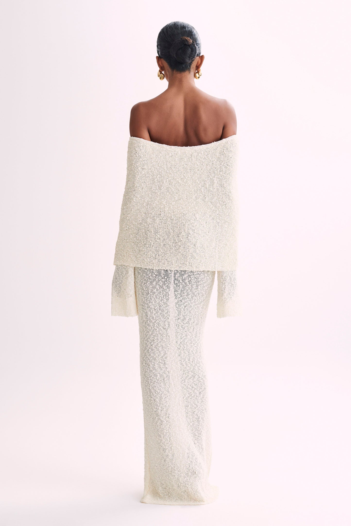 Maritza | Vestido largo en bouclé
