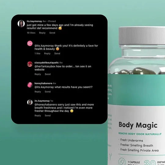BodyMagic | Cápsulas de Clorofila para el Cuidado Personal de la Mujer