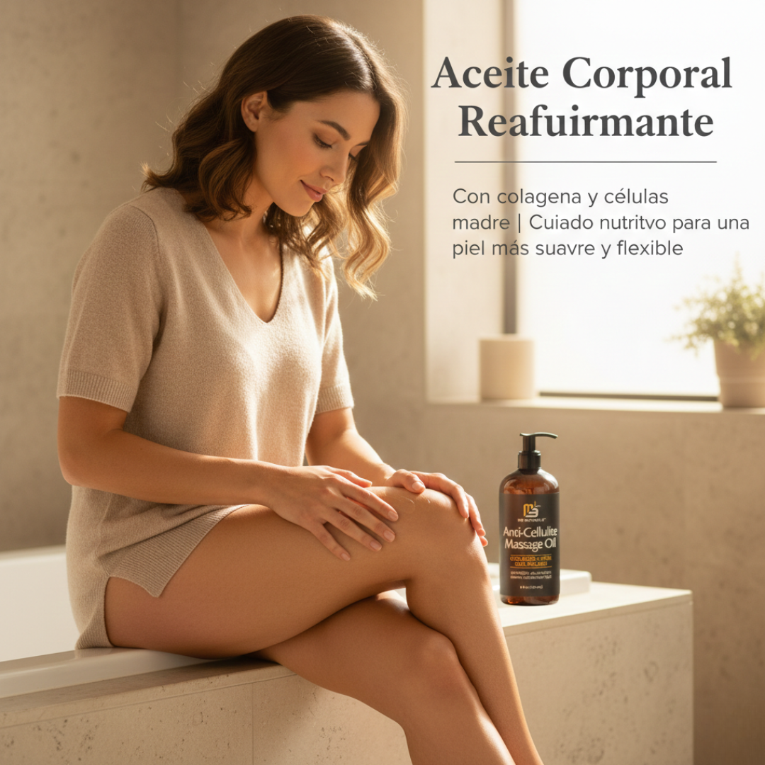 Aceite Corporal Reafirmante | Con Colágeno Y Células Madre