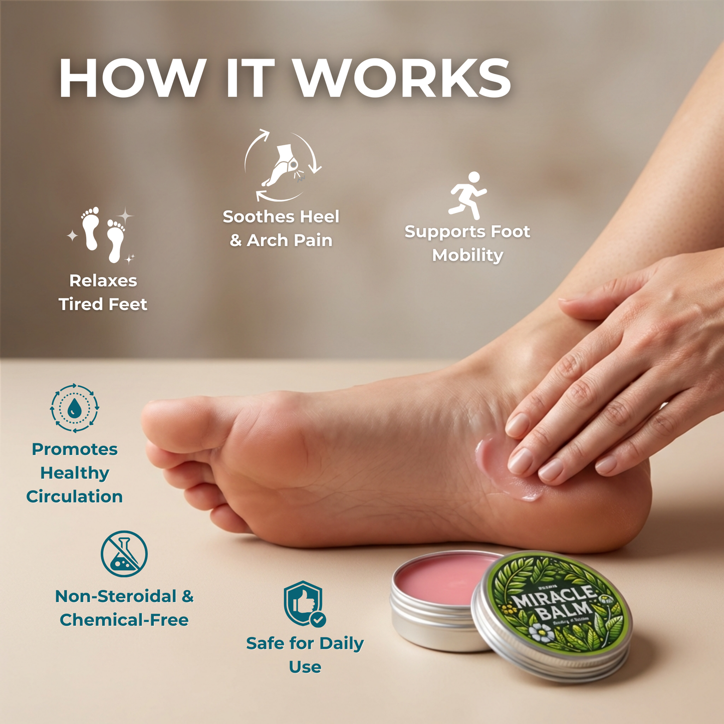 Miracle Balm | Bálsamo Botánico para el Cuidado de los Pies