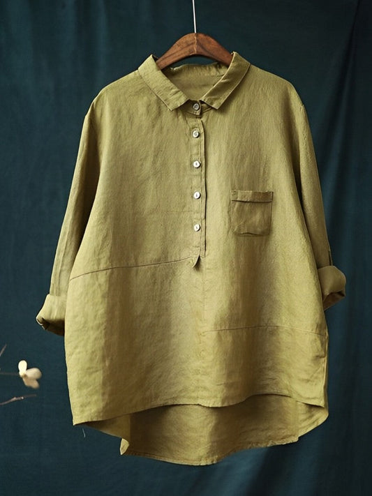 Amelia | Camisa Elegante de Manga Larga