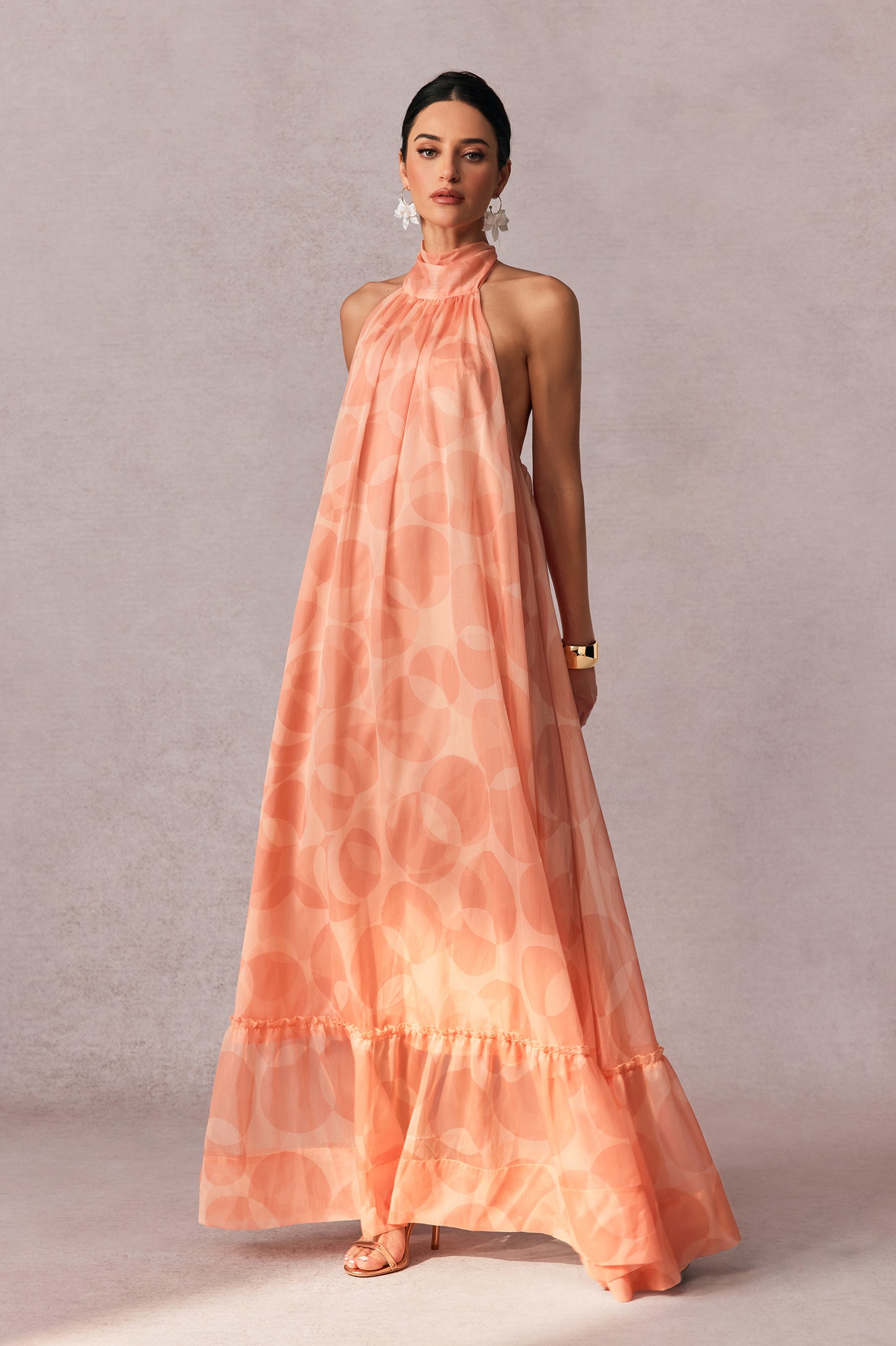 Wylie | Vestido Largo de Cuello Halter