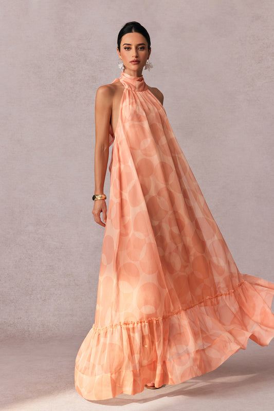 Wylie | Vestido Largo de Cuello Halter