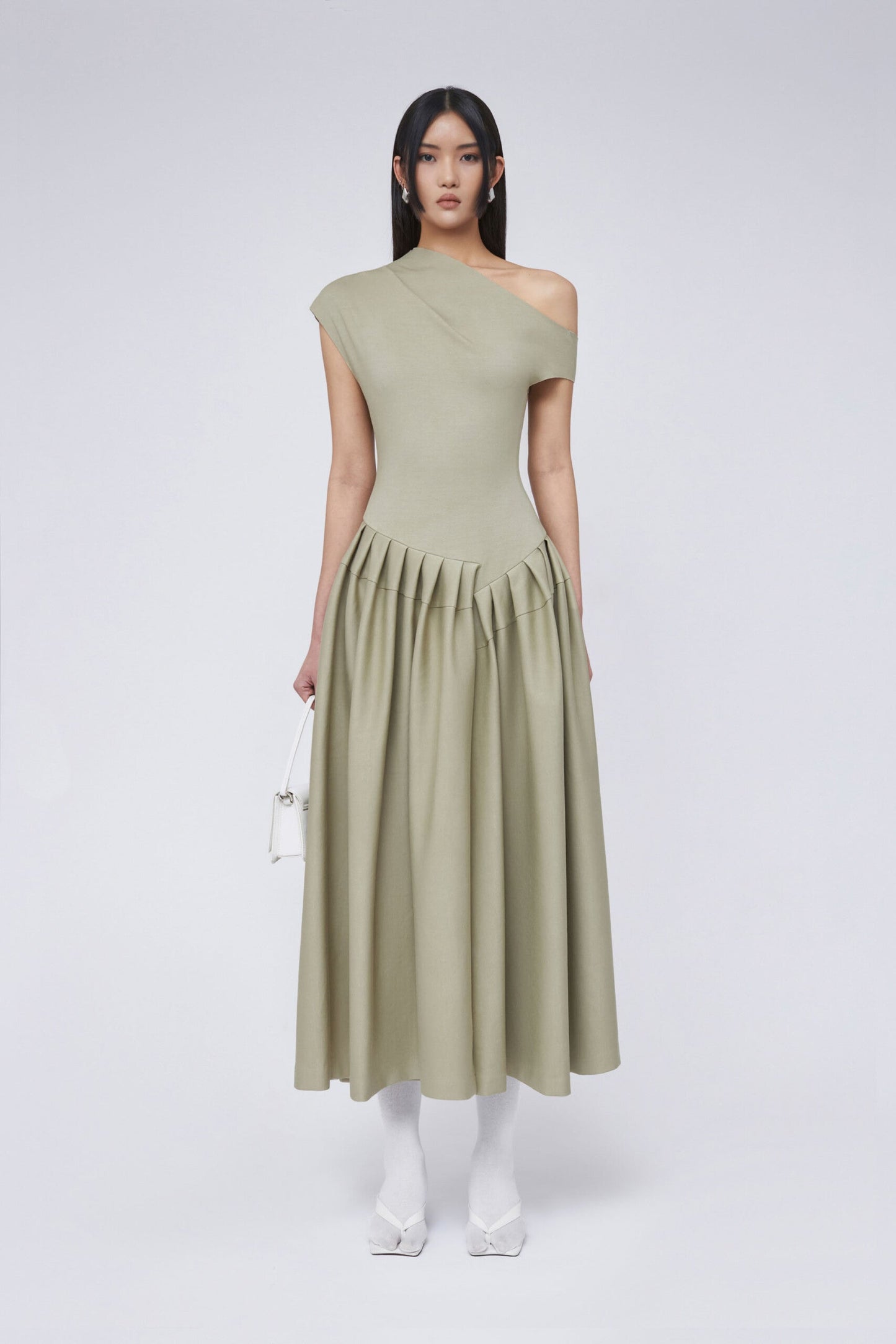 Xabrina | Vestido Midi Asimétrico