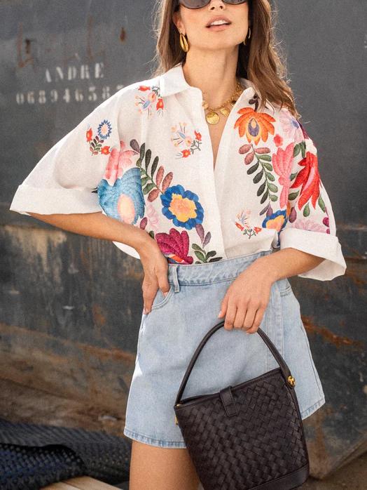 Yarielis | Blusa Floral para el Verano