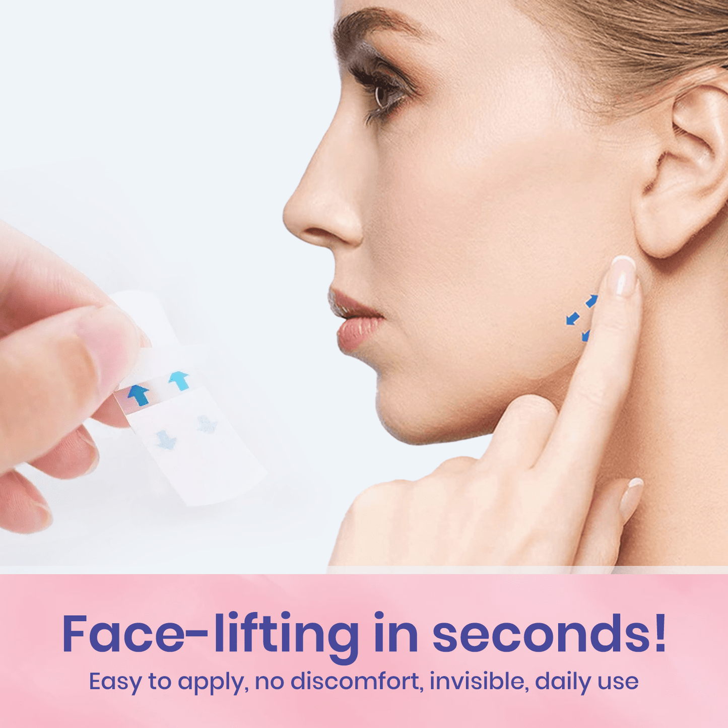 InvisiLift | Cinta Adhesiva Invisible para Lifting Facial