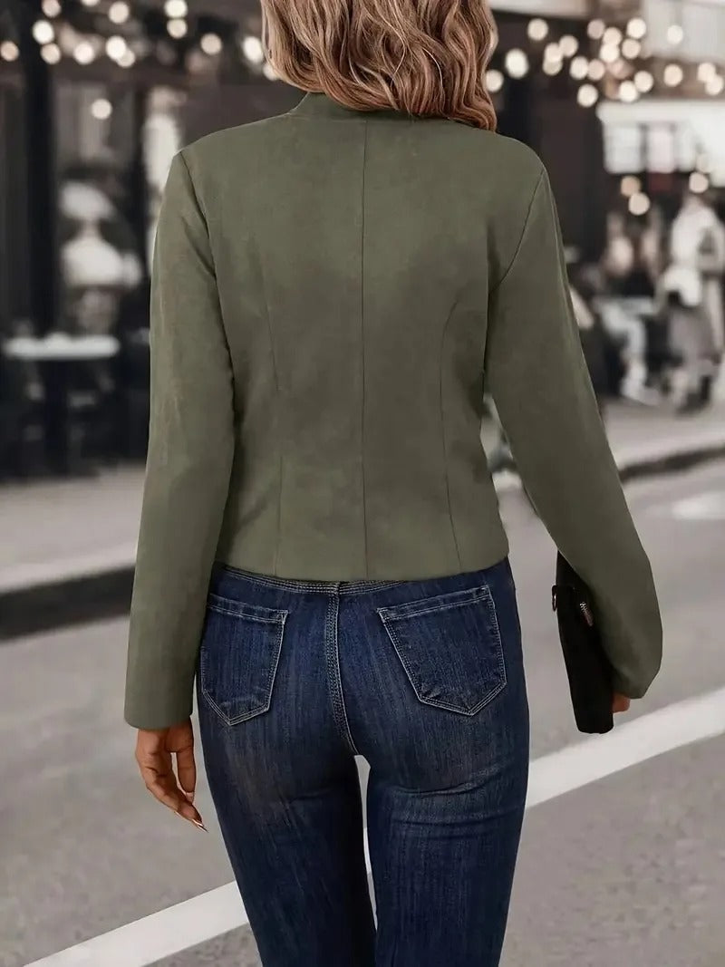 Zufia | Blazer con detalles de botones dorados