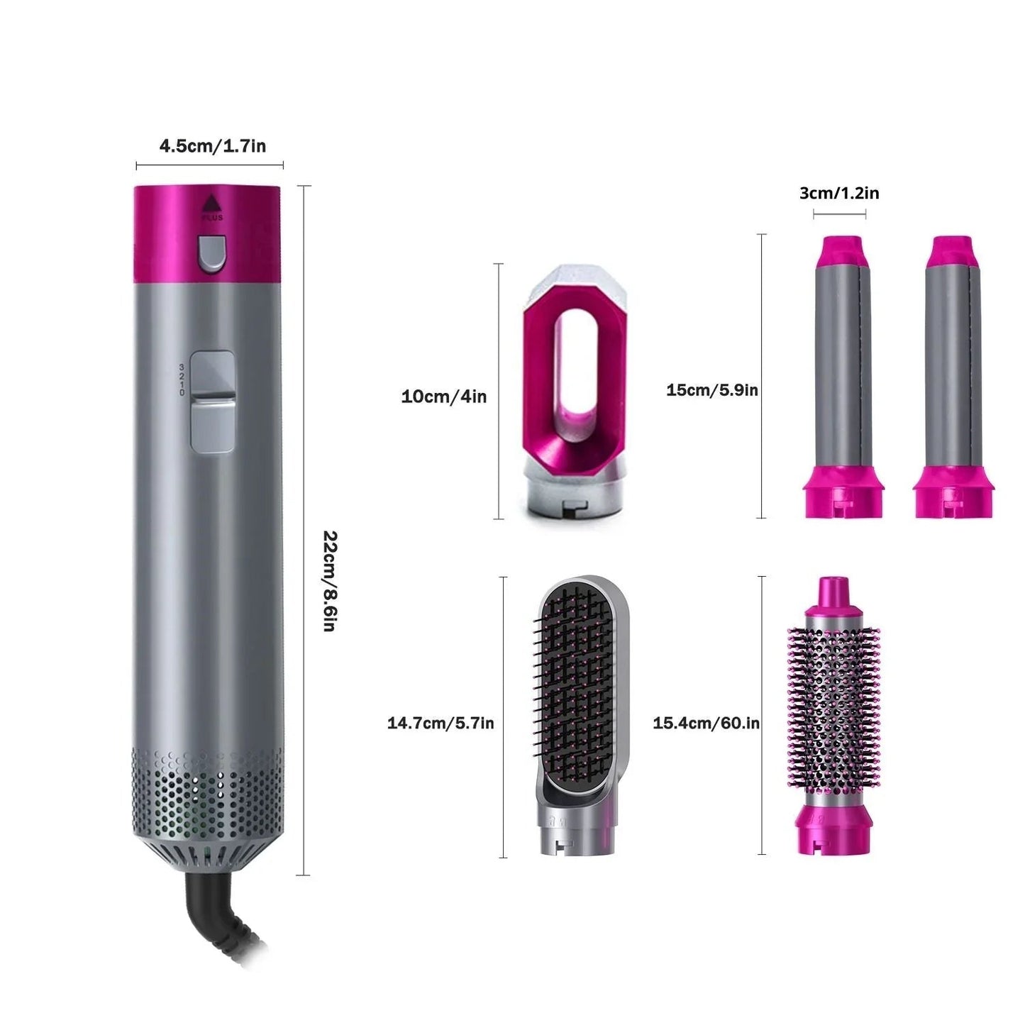 StyleMaster 5 | Herramienta de Estilizado de Cabello 5 en 1