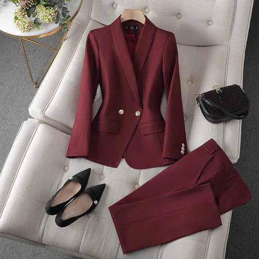 Kalea | Conjunto Elegante de Blazer y Pantalones