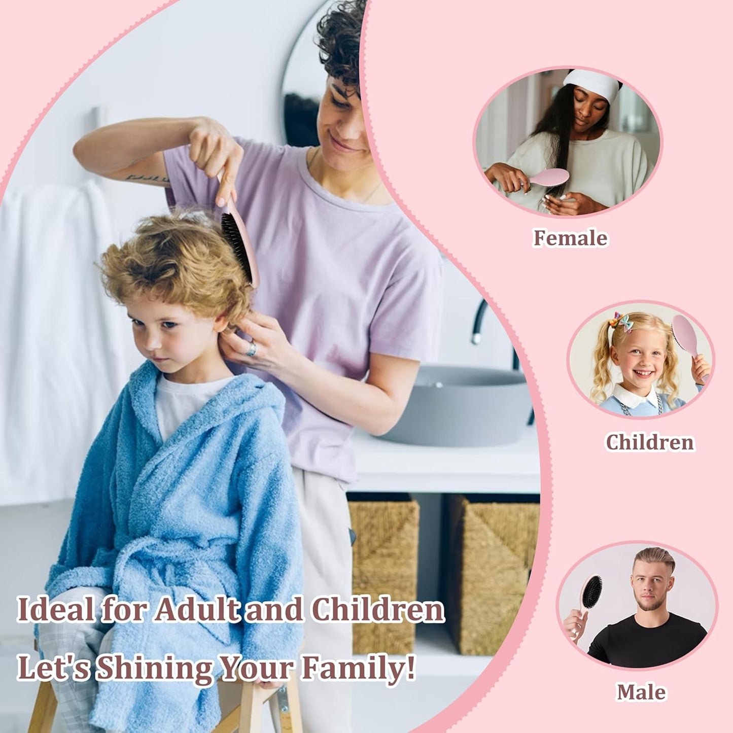 HAIRtamin Miracle Brush | Cepillo Anti-Frizz