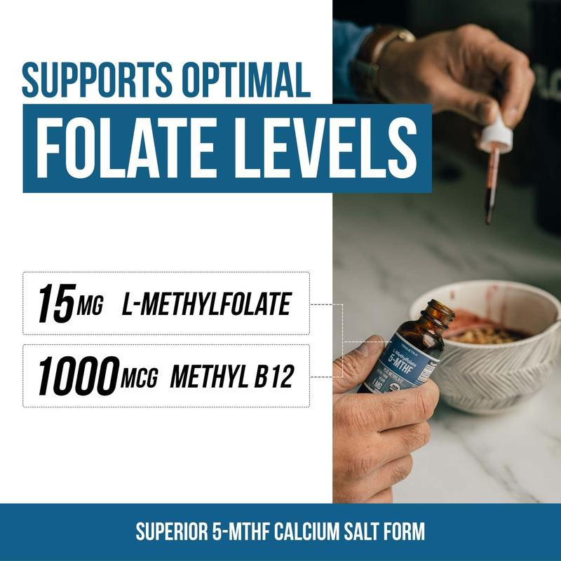 L-Metilfolato + Metil B12 | Las gotas que despiertan tu mente y estado de ánimo