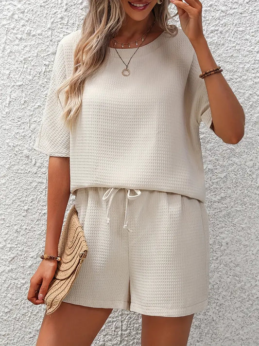 Madailein | Conjunto Completo en Punto Waffle