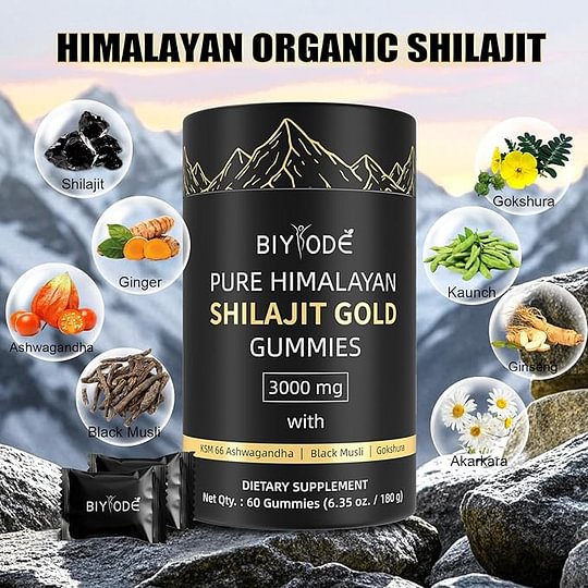 Gomitas de Shilajit | Gomitas de Shilajit Puras del Himalaya