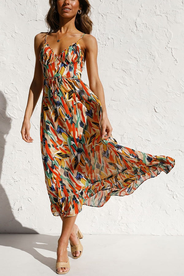 Giselle | Vestido Midi Colorido