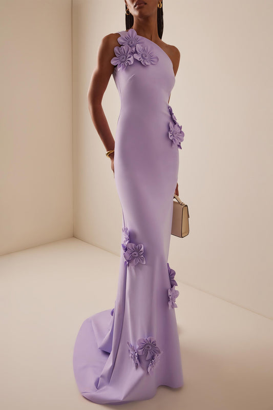 Wernice | Vestido Largo Elegante con Cola