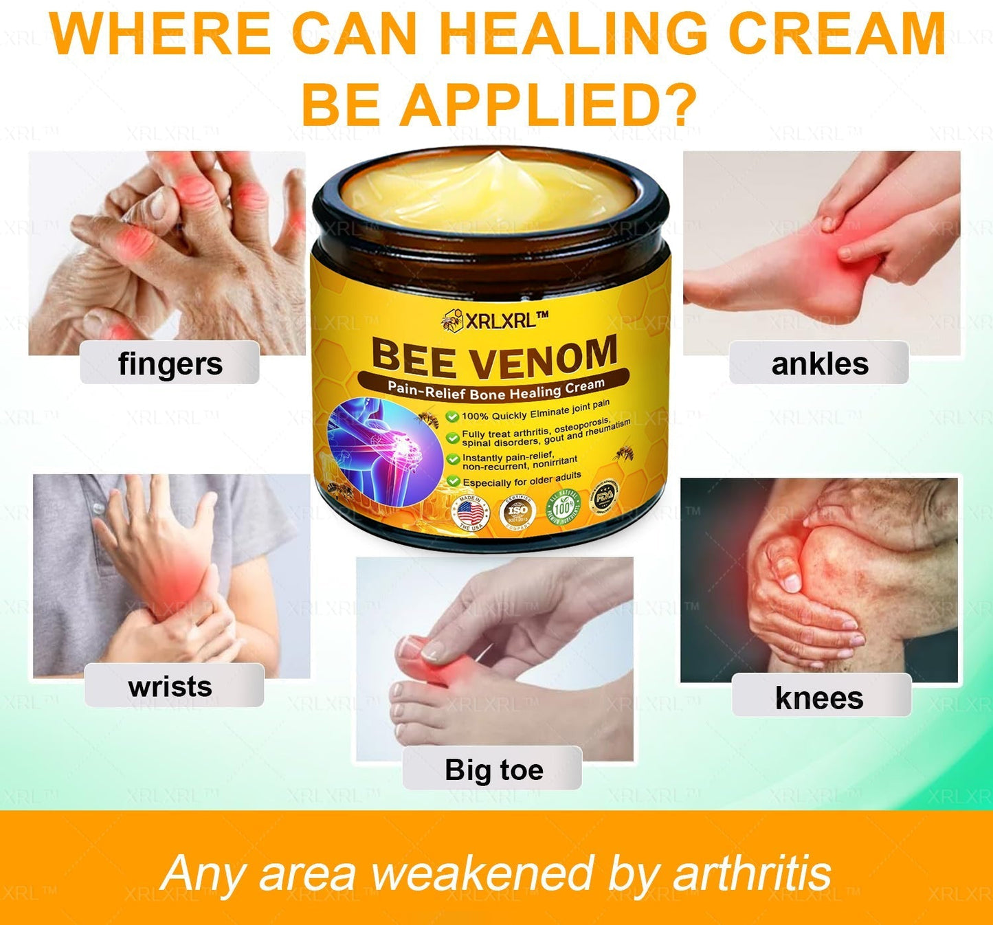NatureBee | Crema con Veneno de Abeja para Alivio del Dolor en Adultos Mayores