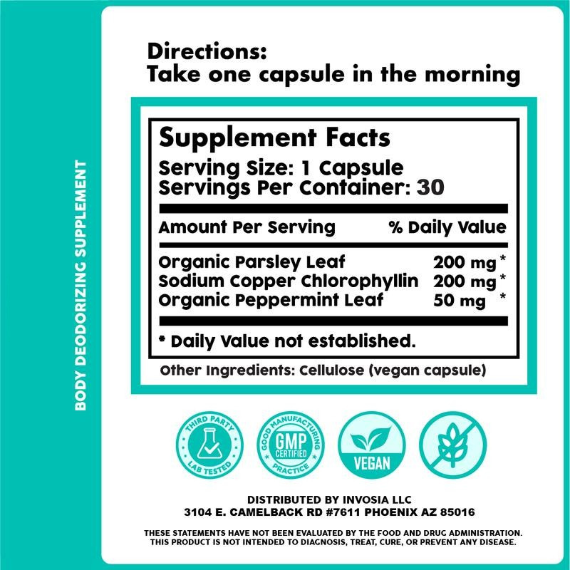 BodyFresh | Suplemento Desodorante para Todo el Cuerpo