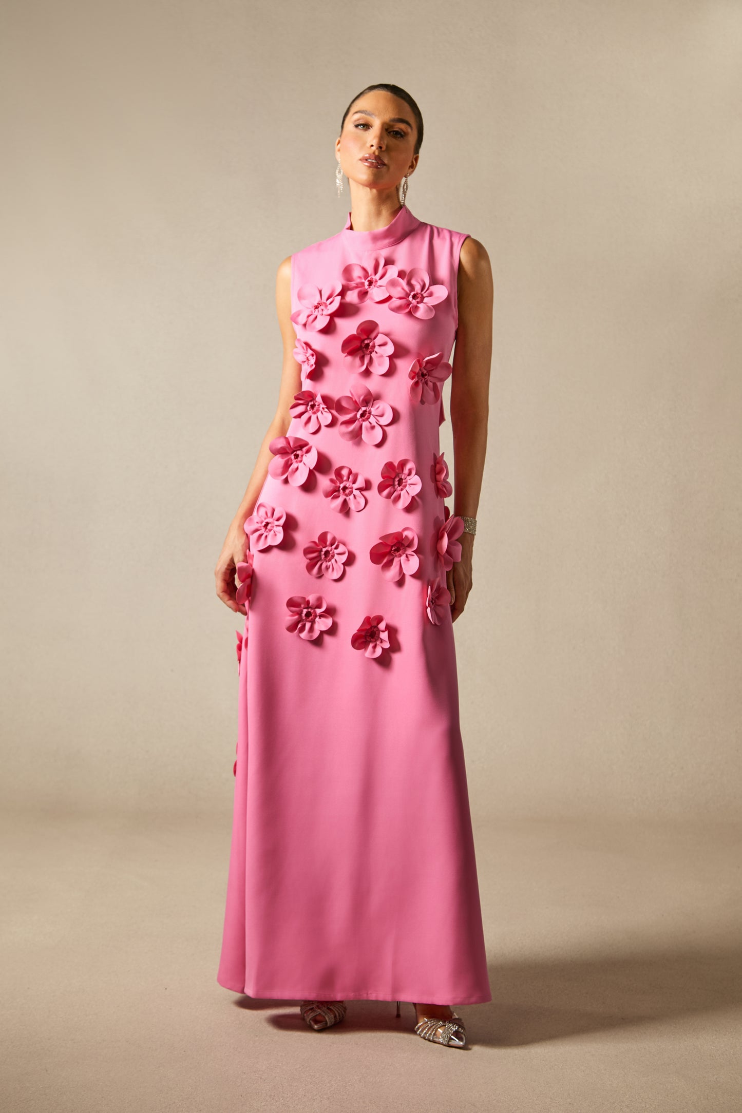 Wilda | Vestido Largo con detalles Florales