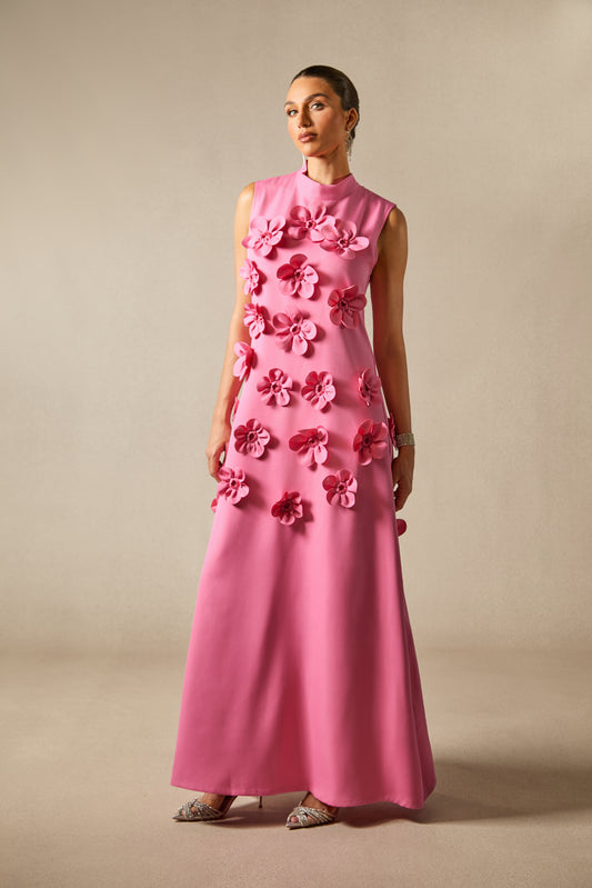 Wilda | Vestido Largo con detalles Florales