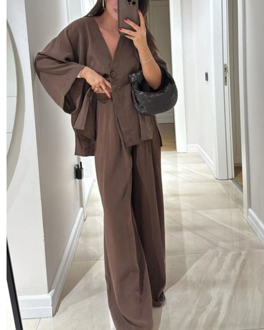Betalia | Conjunto Completo de Pantalones y Camisa
