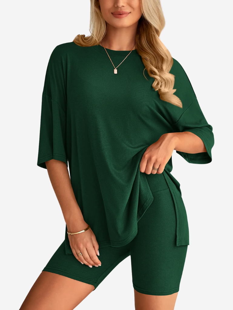 Terry | Conjunto de Camiseta Oversize y Pantalones Biker