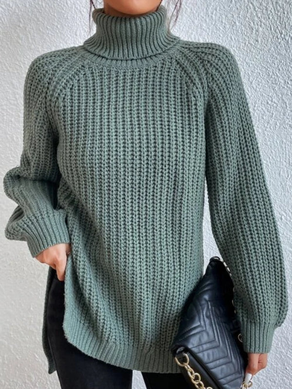 Carolina | Suéter de Cuello Alto de Lana