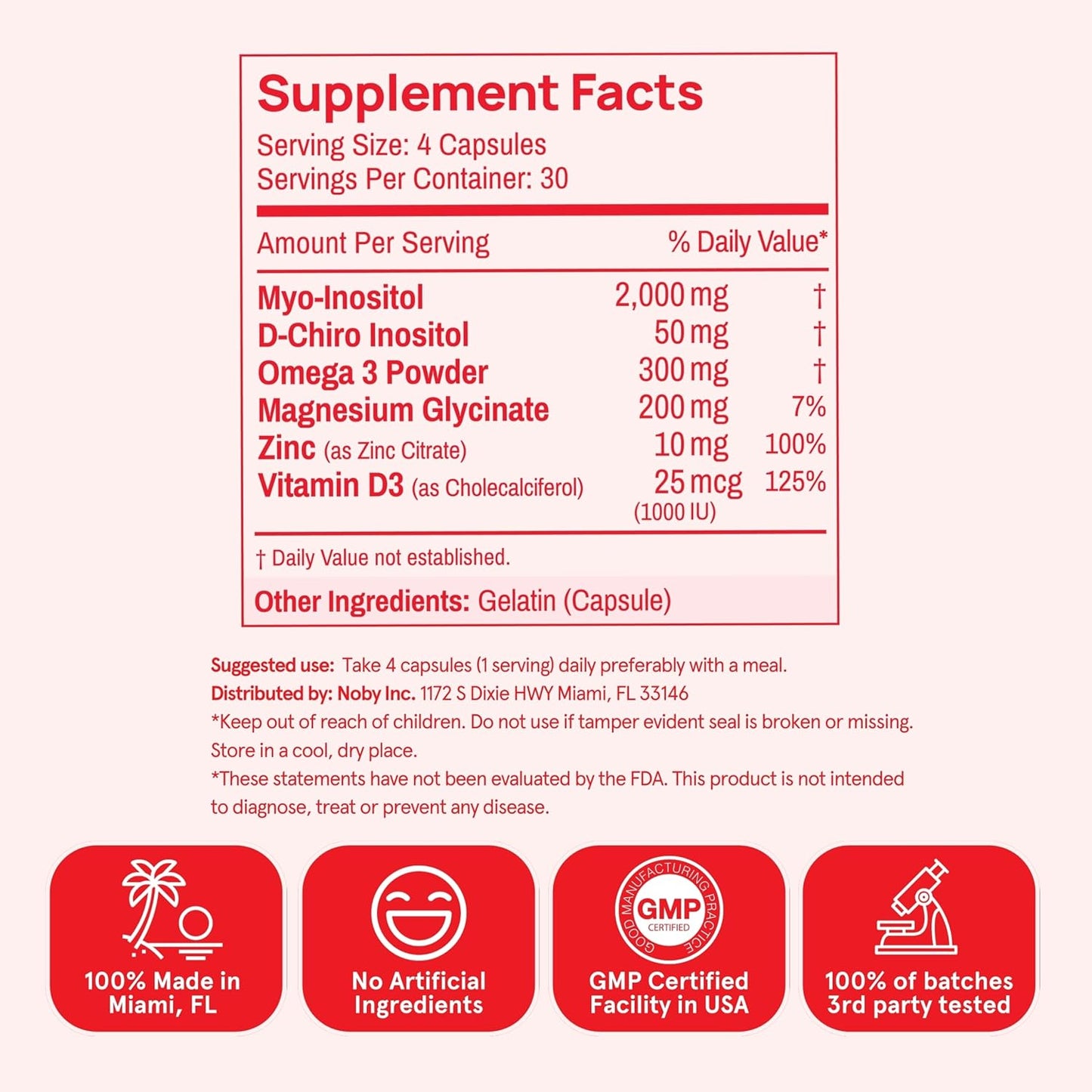 PeachPerfect | Suplemento Multivitamínico de Inositol