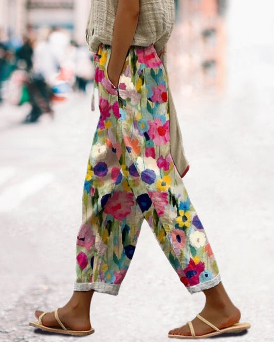 Tansy | Pantalones floreados para el verano