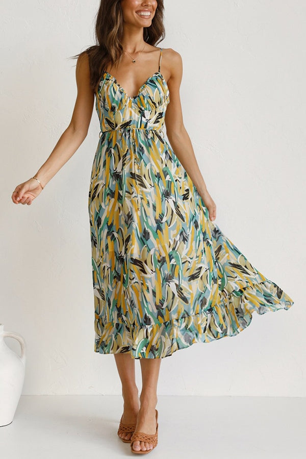 Giselle | Vestido Midi Colorido