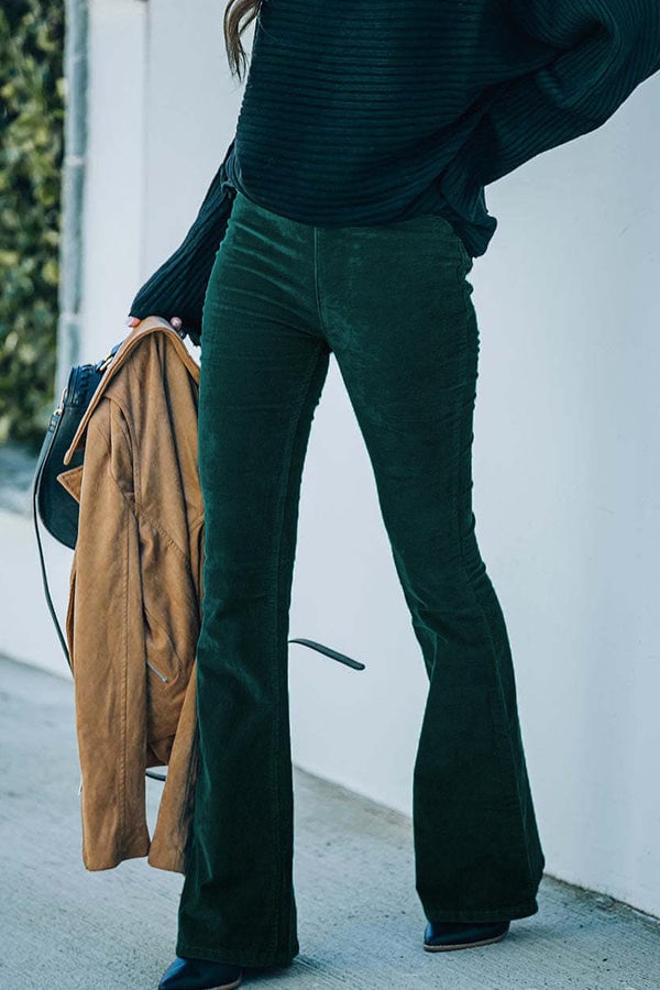 Karima | Pantalones de Terciopelo Acampanados