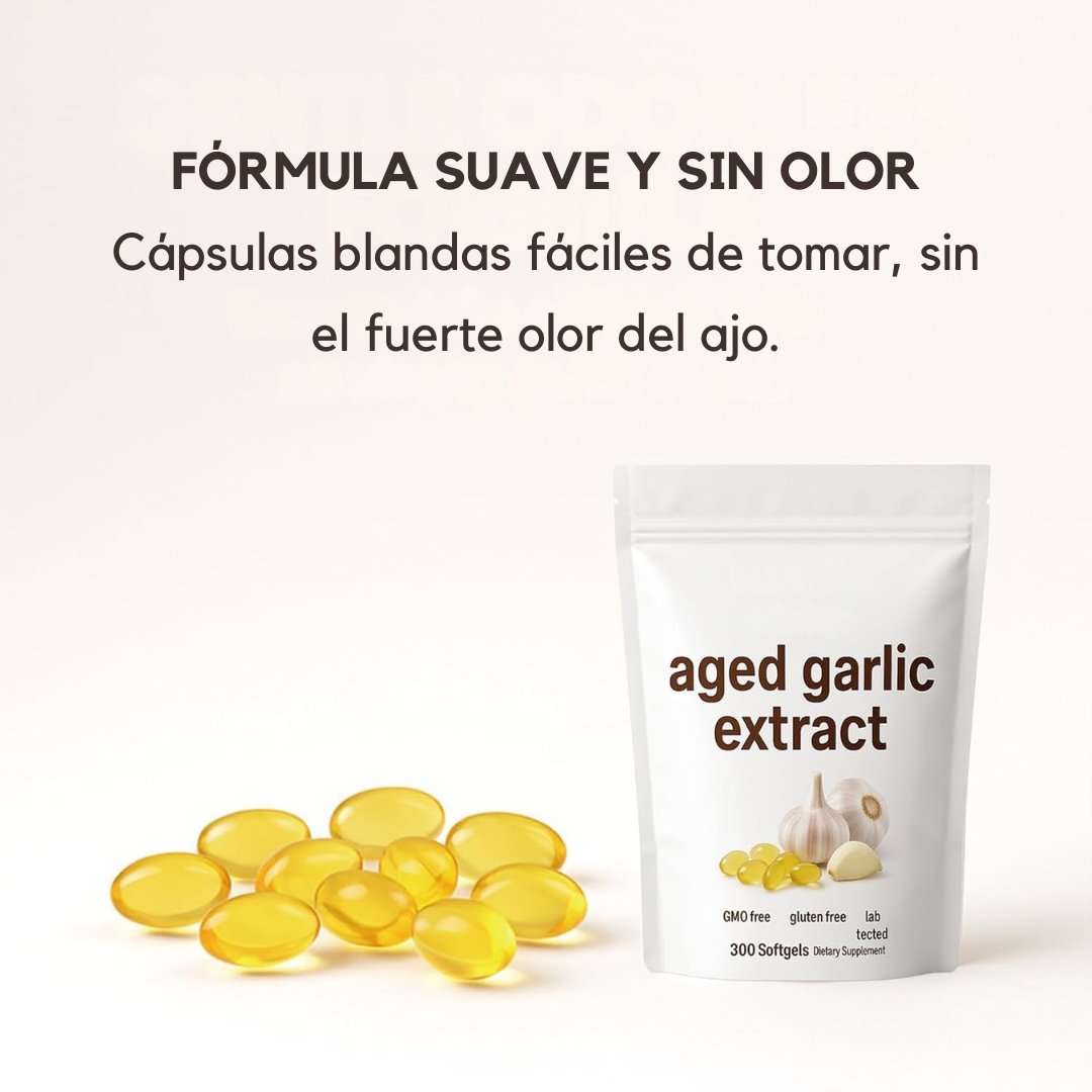 Extracto de Ajo Envejecido | 7500mg Sin Olor
