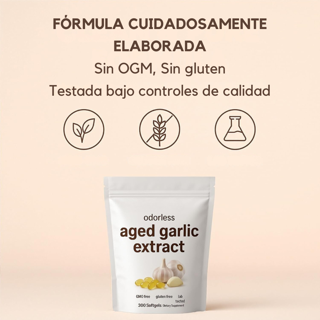 Extracto de Ajo Envejecido | 7500mg Sin Olor