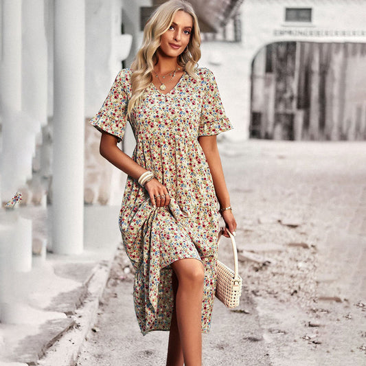 Carol | Vestido midi floral para el verano