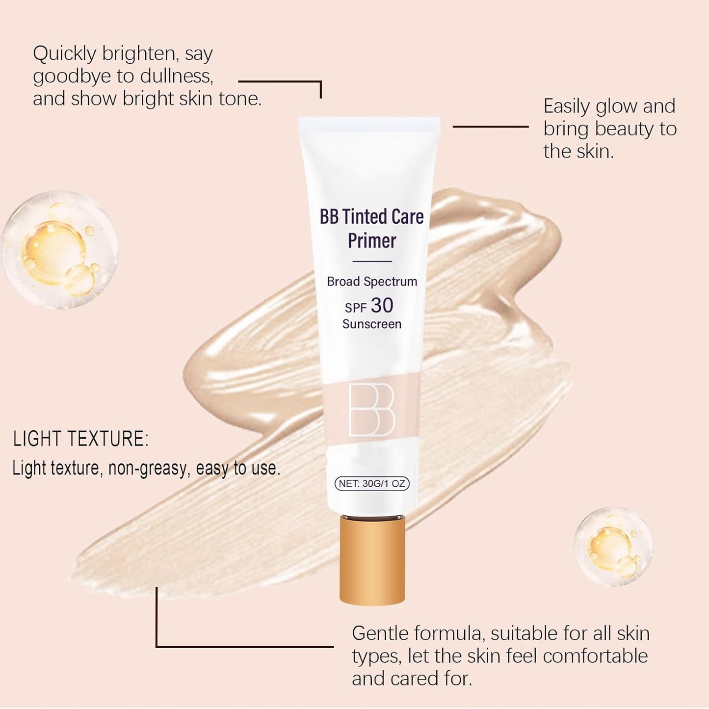 BB Cream con Color | Cobertura ligera con protección SPF