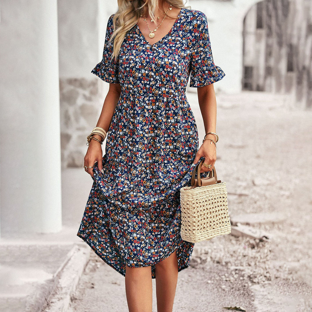 Carol | Vestido midi floral para el verano