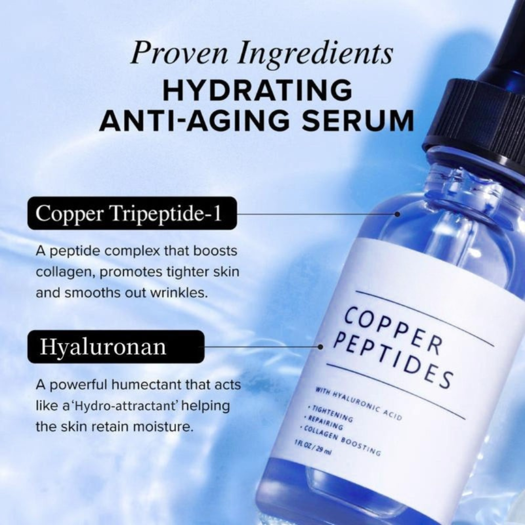 Copper Peptides Serum | Sérum Reafirmante Con GHK-Cu