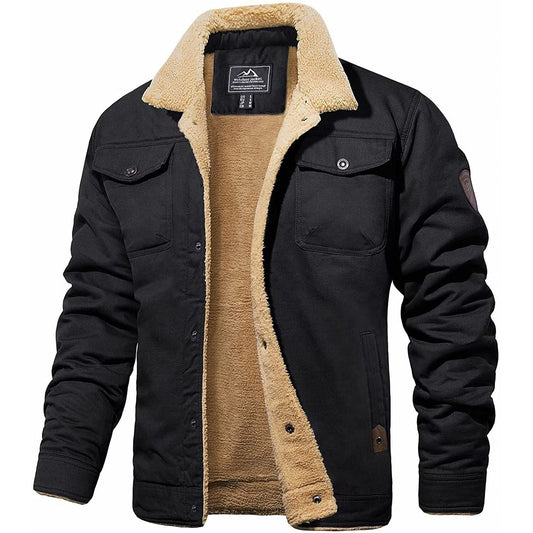 Luccas | Chaqueta de hombre con interior de felpa