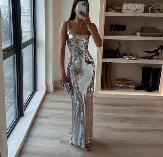Yena | Elegante Vestido Brillante