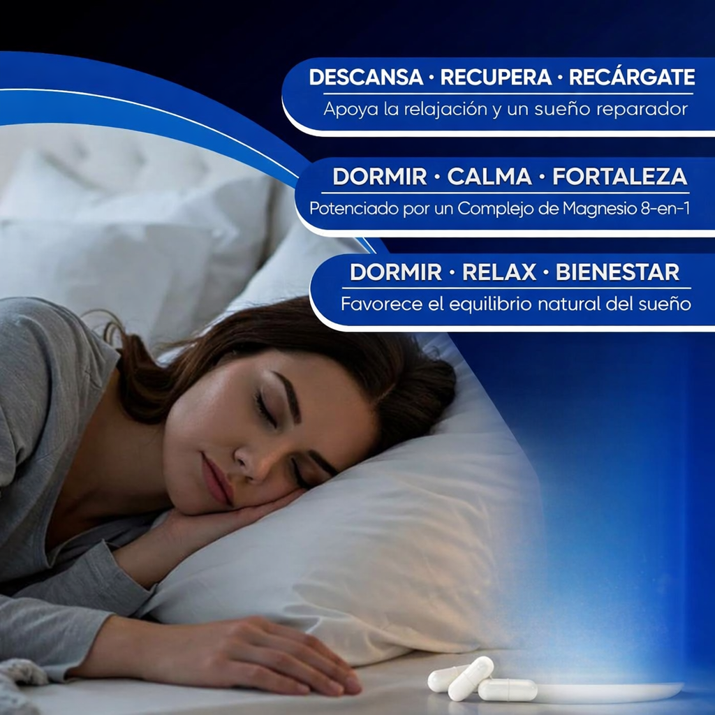 Complejo de Magnesio | 8 Suplementos Esenciales de Magnesio en Cápsulas