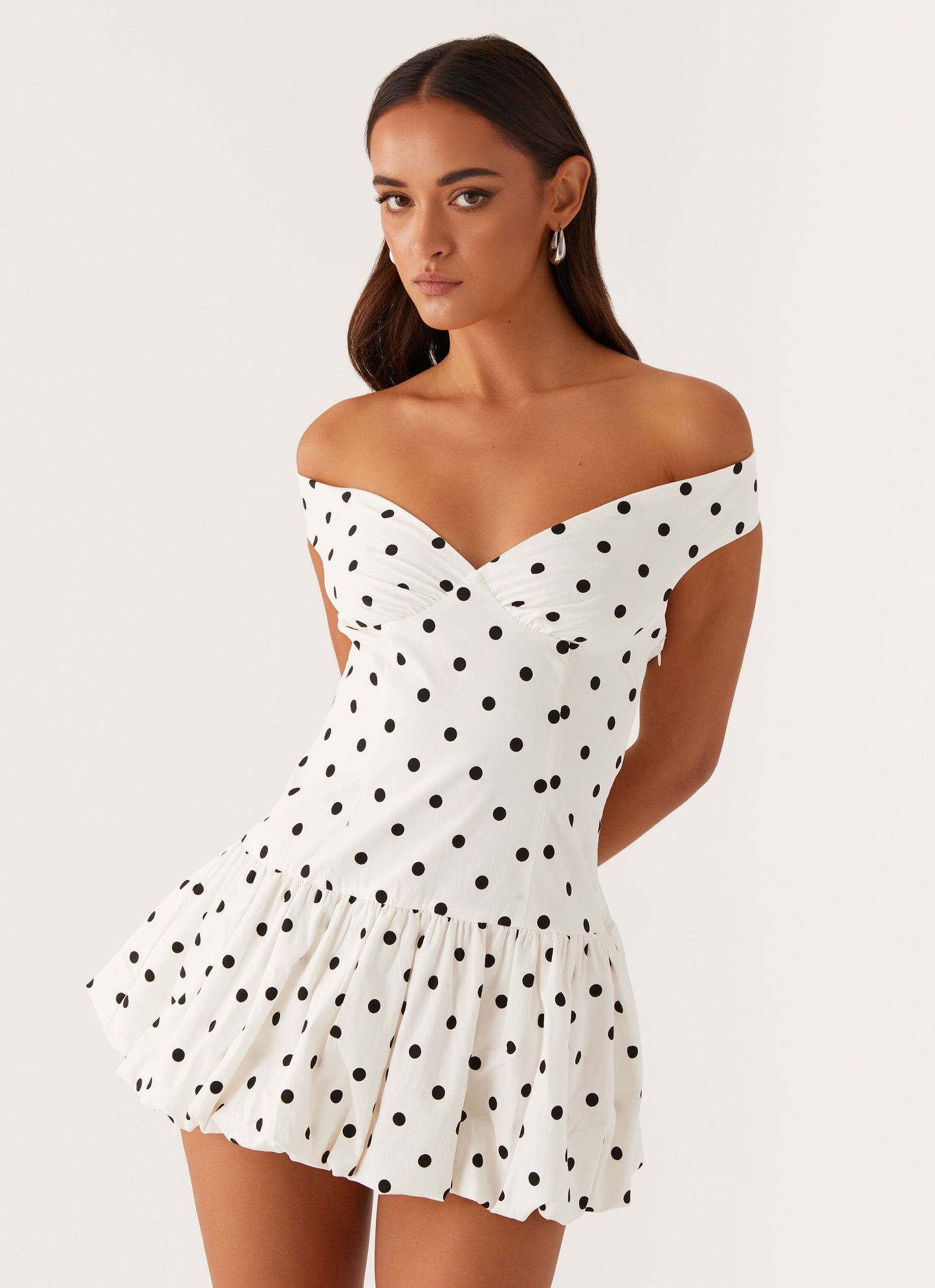 Madelyn | Vestido Mini de Lunares