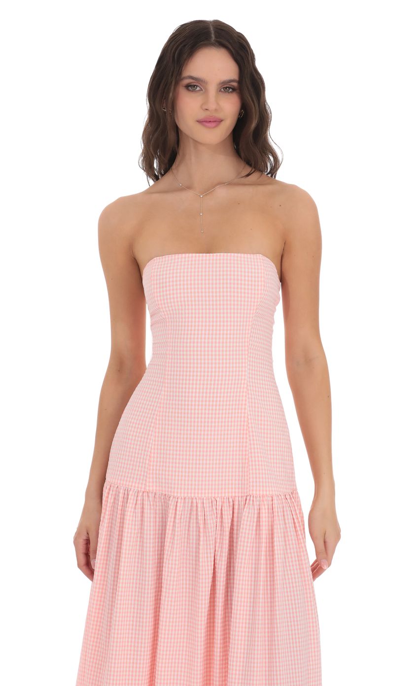 Vechy | Vestido Largo de Cintura Baja y sin Tirantes